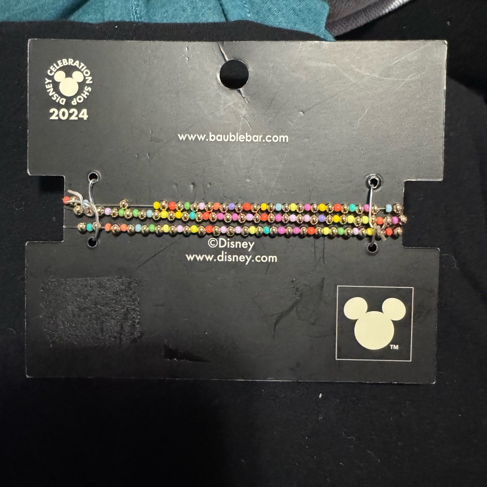 Disney BaubleBar Multicolor Beaded Bracelet Set - Picture 3 of 3